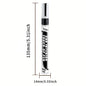 Car Function Button Touch-Up Pen - Interior Repair Pen, Suitable for Scratch Treatment on Black Plastic Steering Wheels, Dashboards, and Center Consoles, Professional-Grade Durable Paint for Plastic Surface Refurbishment and