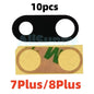 AliSunny 10pcs Back Camera Glass for iPhone 7 8 Plus 6 6S 6Plus 7Plus X XR XS Max 11 12 Rear Cover Lens 3M Sticker Holder Parts