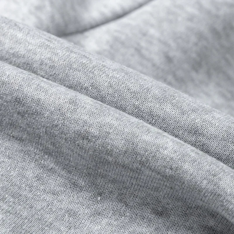 Men's Boston print hooded sweatshirt and sweatpants soft and comfortable thin velvet warm sweatpants set autumn and winter