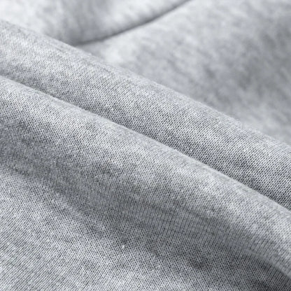 Men's Boston print hooded sweatshirt and sweatpants soft and comfortable thin velvet warm sweatpants set autumn and winter