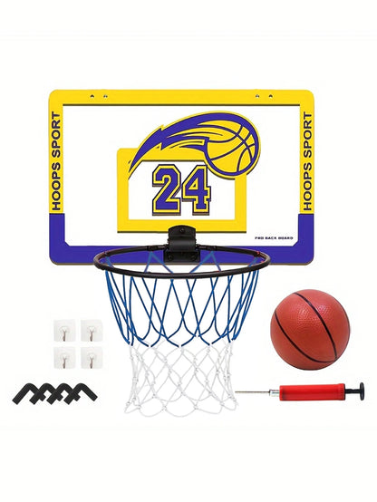 Indoor children's safety and fun games children's home sports basketball set wall bracket non perforated basketball frame