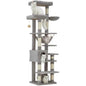 Garvee XXL Sturdy Large Cat Tree for Big Cats, Cat Tower with 11 Sisal Scratching Posts, Spacious Rest Platform, Cozy Hammock, Private Cat Condo and Hanging Toys