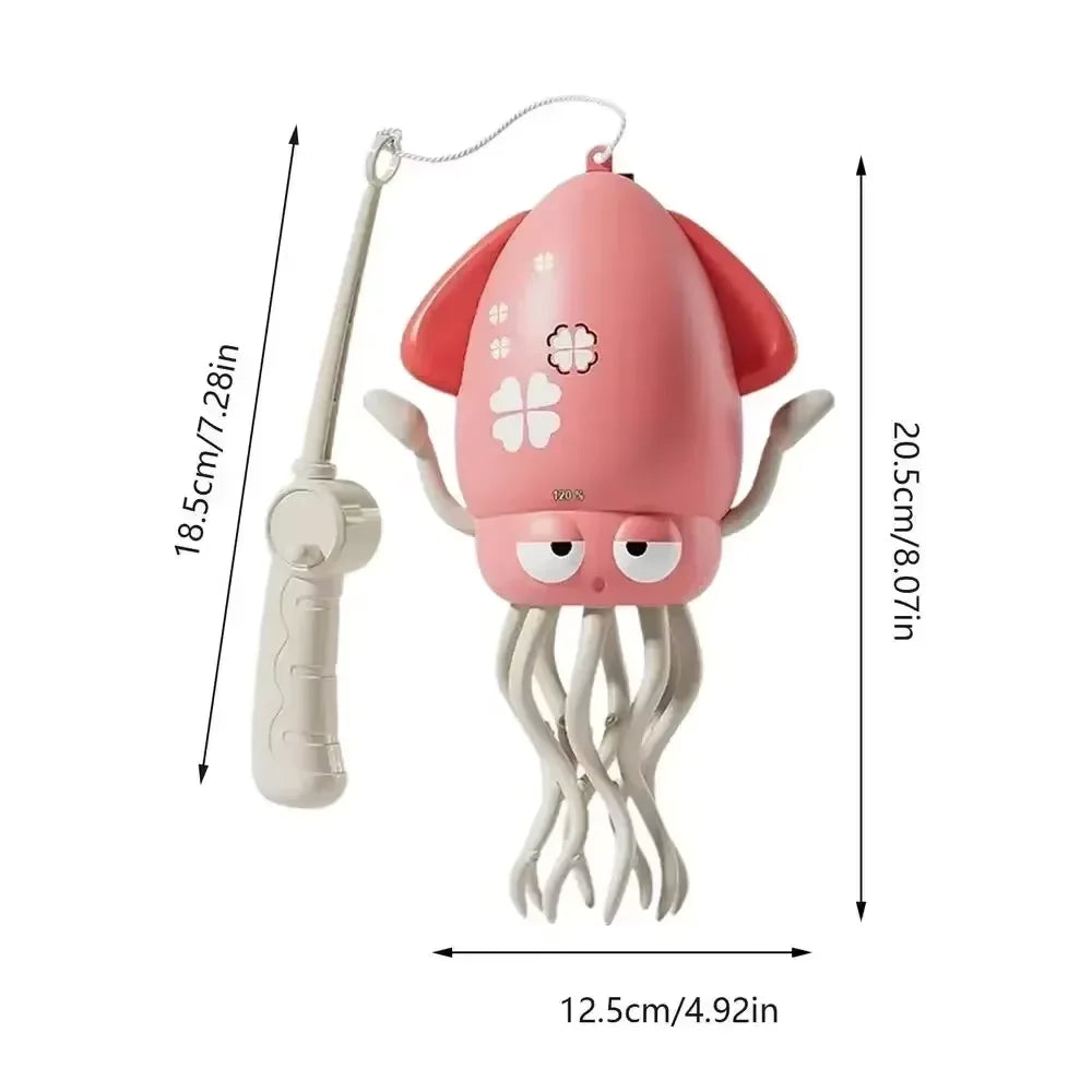 Dancing Jellyfish Squid Dancer Toys Vioce Repeat Electronic Pet Toys Baby Children Interactive Education Toddler Toy kids Gifts