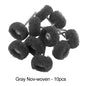 10Pcs/Bag Dental Odontologia Polishing Brush Wheel Rotary Tools 2.35mm HP Shank Wool Goat Cotton Black Buff Dentistry Laborator
