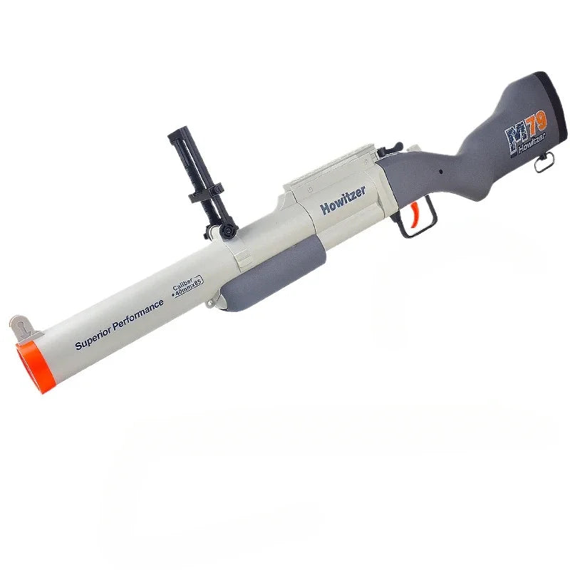 M79 Shell Ejecting Soft Bullet Toy Gun for Outdoor Shooting CS Game Manual Loading Launchers Toys Christmas Gift for Adult