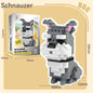 DIY Creative Micro Building Blocks Set  Dogs  Cartoon Character Models DIY Educational Toys For Children Birthday Gift