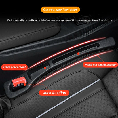 2Pcs Car Seat Gap Filler Side Seam Plug Strip Leak-proof Filling Strip For All Car Model Wallet Phone Holder Car Accessories
