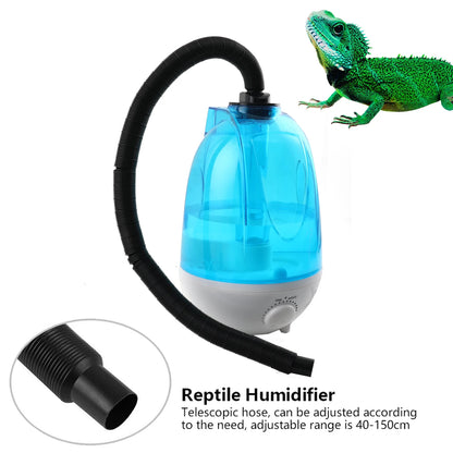 4L Reptiles Pet Fog Maker Atomizer Air Humidifier for Amphibians Terrariums LED Maker Fogger Pet Supply