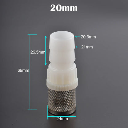 4~20mm Hose Filter Car Wash Tube Garden Irrigation Aquarium Filter Strainer Stainless Steel Mesh Filter