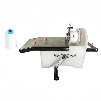 Hand-cranked automatic Food Material Portable Manual Sausage Twisting Machine Sausage Knotting Tying Binding Linker Machine