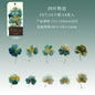 10pcs/1lot Kawaii Scrapbook Sticker Golden Flower Shadow Scrapbooking Supplies Planner Decorative Stationery Sticker