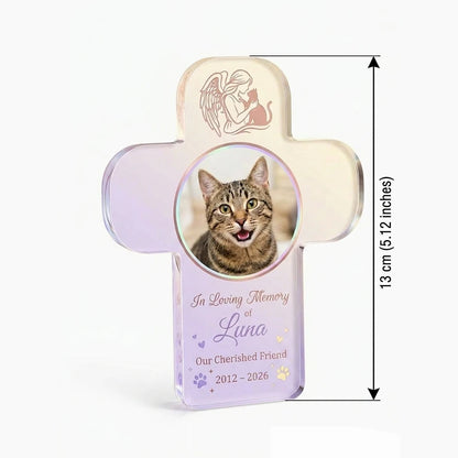 1pc Personalized Custom Pet Memory Plaque,Remembrance Souvenir,Table Decor,Custom Name & Date Text,Pet Lovers,Memorial Holiday