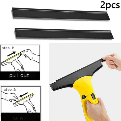 2PCS 280MM Vacuum Cleaner Scrapers Head Replacement Pulling Lips For Karcher WV50 WV60 WV70 WV75 WV2 WV5 Cleaning Accessories