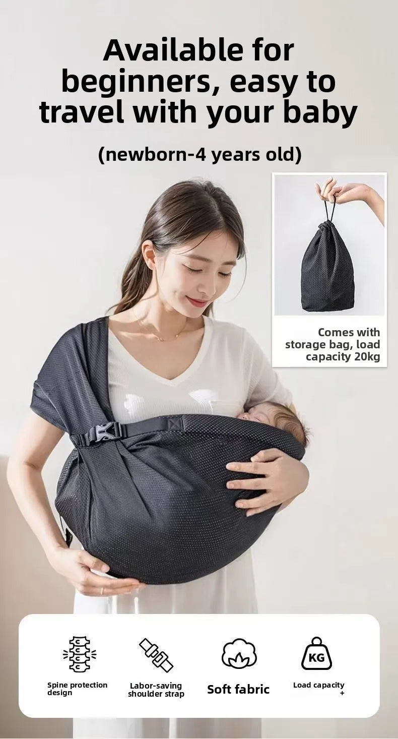 Portable Baby Sling Baby Carrier Wrap Toddler Backpack Shoulder Bag Bebe Carriers Newborn Backpacks Infant Bags for New Born