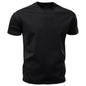 AIOPESON Men's Cotton O-Neck T-Shirt Soft Touch Comfortable Solid Color 8 Options Breathable Lightweight Casual Daily Tee
