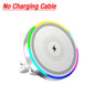 RGB Light Car Magnetic Phone Holder Air Vent Stand Wireless Charger For Magsafe iPhone 16 15 14 13 12 Pro Max Fast Charging Dock