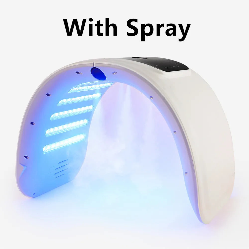 Skin Hydrating Sprayer LED Mask Facial Machine Nano Mist 7 Colors LED Photon Machine Face&Body Salon SPA Home Use Skin Care