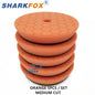Sharkfox Polishing Pads 3/5/6 Inch Germany Foam Buff Sponge Pads Auto Car Buffing Pad Set for DA/RO Polisher Buffer Tools
