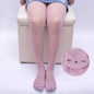 Spring Summer Tights for Girls Cartoon Thin Silk Pantyhose Kids Candy Color Dot Dance Stocking Child Girls Tights with Cats