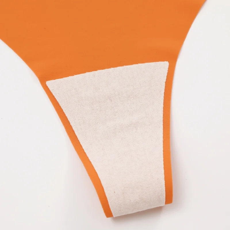 8PCS/Set Women Seamless Ice Silk Thongs Panties Female G-String Breathable Underwear V Waist Sexy Lingerie Ultra Thin Bikini