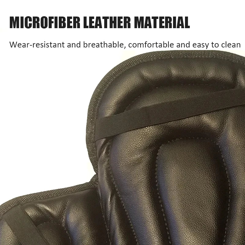 Horse Riding Saddle Pad artificial leather Shock Soft Equestrian Seat Pad Western Long Saddle Cushion Motorcycle Seat Cushion