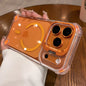 Luxury Transparent Airbag Case For iPhone 17 16 15 14 12 13 Pro Max Plus Air for Magsafe Transparent Camera Stand Holder Cover