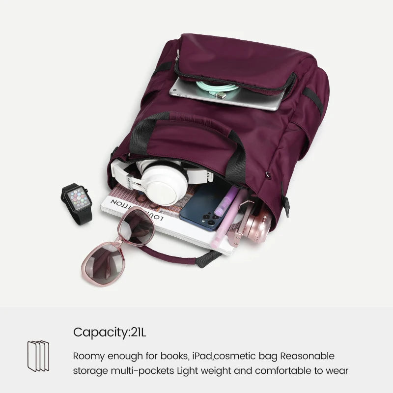 Tigernu New 3 In1 Tote Bag With Zipper For Women Casual School Backpacks Fashion Female Shoulder Bag Light Weight Girls Handbags