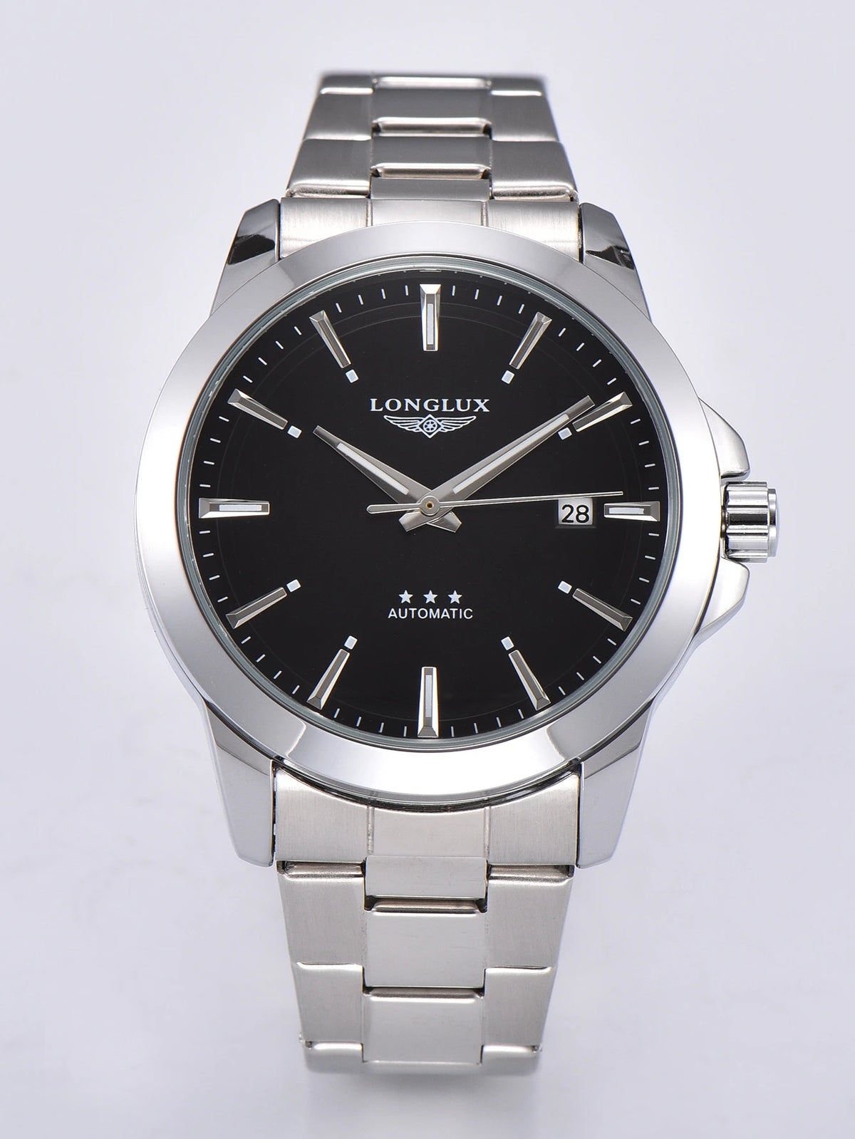Men automatic watch business date mechanical watches waterproof stainless steel luminous minimalist gift for you