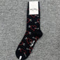 Cotton Happy Socks Men's Classic Crew Sock Shoe Size 10 - 13 Soft