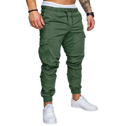 Casual Men Pants Fashion Big Pocket Hip Hop Harem Pants Quality Outwear Sweatpants Soft Mens Joggers Men\'s Trousers pantalones