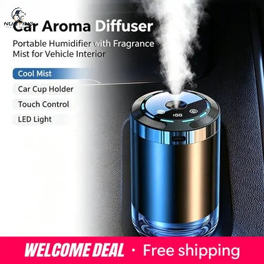 5‑Mode Mist Humidifier & Aromatherapy Diffuser, Multifunctional Air Freshener for Car Interior, Home Bedroom and Office Desktop Use