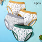 Children Boys Boxer Briefs Cotton  Underwear Small Medium Big Boys 12-15 Years Old Teenager Shorts Breathable M L XL 2XL3XL