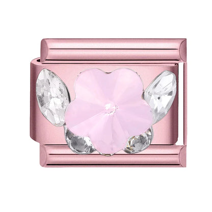 Pink Color Y2K Butterfly Star Bow Rabbit Heart Pendant Italian Charm Links Fit 9mm Stainless Steel Bracelet DIY Making Gifts