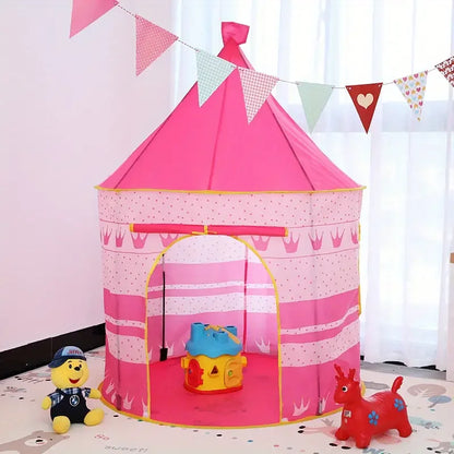 Night Sky Design Children's Playhouse Tent, Cute Castle for Little Boys and Girls