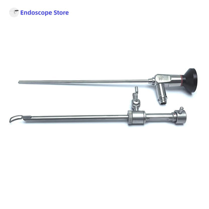 Medical Brow Lift Surgery(Upturned) Rigid Endoscope Sheath with Hole 4mmx175mm 30 degree Beauty Hospital Veterinary