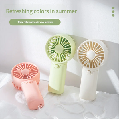MEET SUN Portable Fan, Creative Pocket Handheld Mini Fan, Lightweight AAA Battery Powered (Batteries Not Included) Personal Cool
