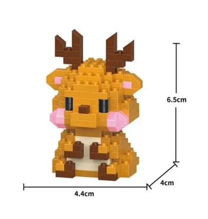 Insect Micro Animals Pet Cats Dog Building Blocks 3D Diamond Model BEE Snail Brick City Construction Toy for Children Kid Gift