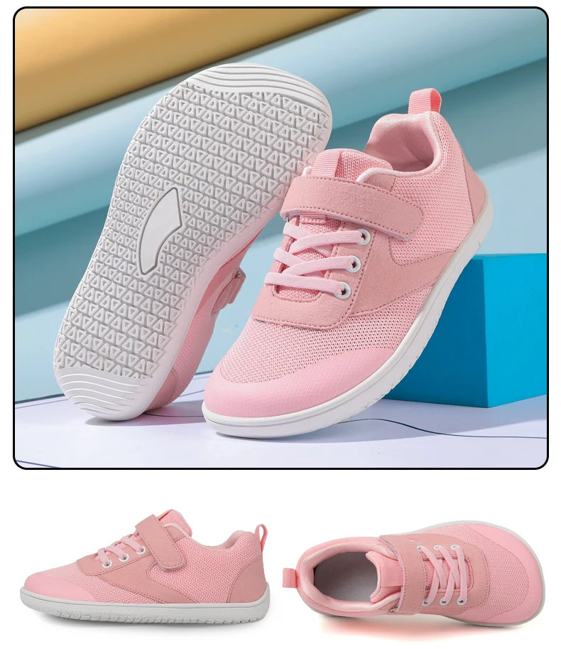 Kids wide foot barefoot shoes boys and girls minimalist kids sneakers natural opening shoes toddler small big kids walking shoes