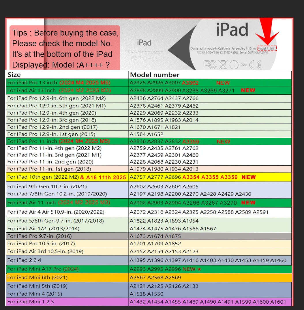 2026 M4 For iPad 11th/10/9/8/7 Gen Case Air 11 5/4 Pro 13 12.9 11 Case 2024 iPad 9th Generation Case 10.2 Mini 6 Pencil Holder