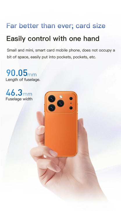 SERVO 17SE mini Smartphone Android Dual SIM 3G Network 2GB RAM 16GB ROM 3.0-inch Tiny Screen‌ Phones Face Unlock GPS WiFi Camera Small Pocket Cellphone