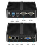 Fanless Mini Industrial PC Intel Celeron N5095 2x RS232 Serial Ports 2x Gigabit Ethernet Mini-PCIe Expansion Windows Linux