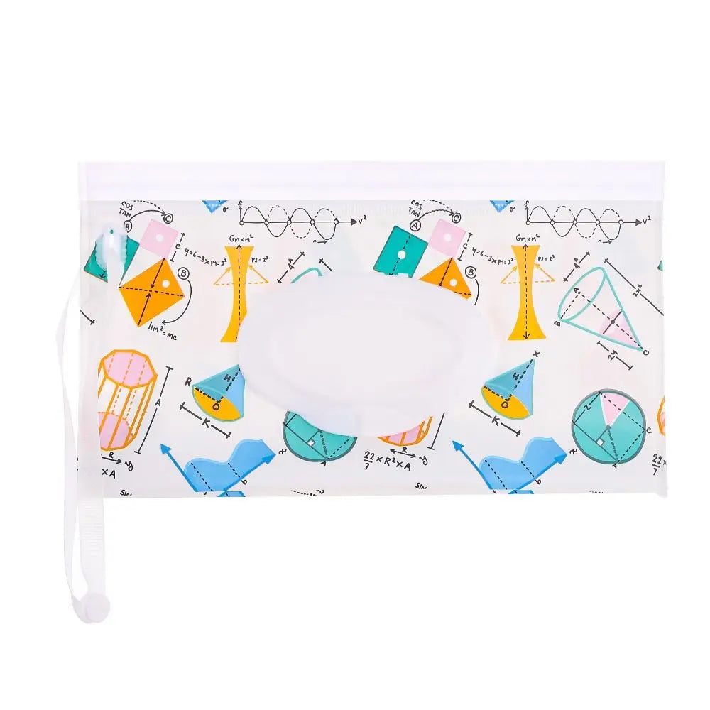 1Pc EVA Baby Wet Wipe Pouch Wipes Holder Case Flip Cover Snap-Strap Reusable Refillable Wet Wipe Bag Outdoor Useful Tissue Box