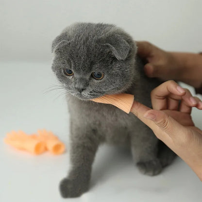 Children Noveltyfunny Mini Hand Creative Finger Fingertip Toys Teasing Cat Massage Pet Soft Silicone Small Hand Pet Supplies