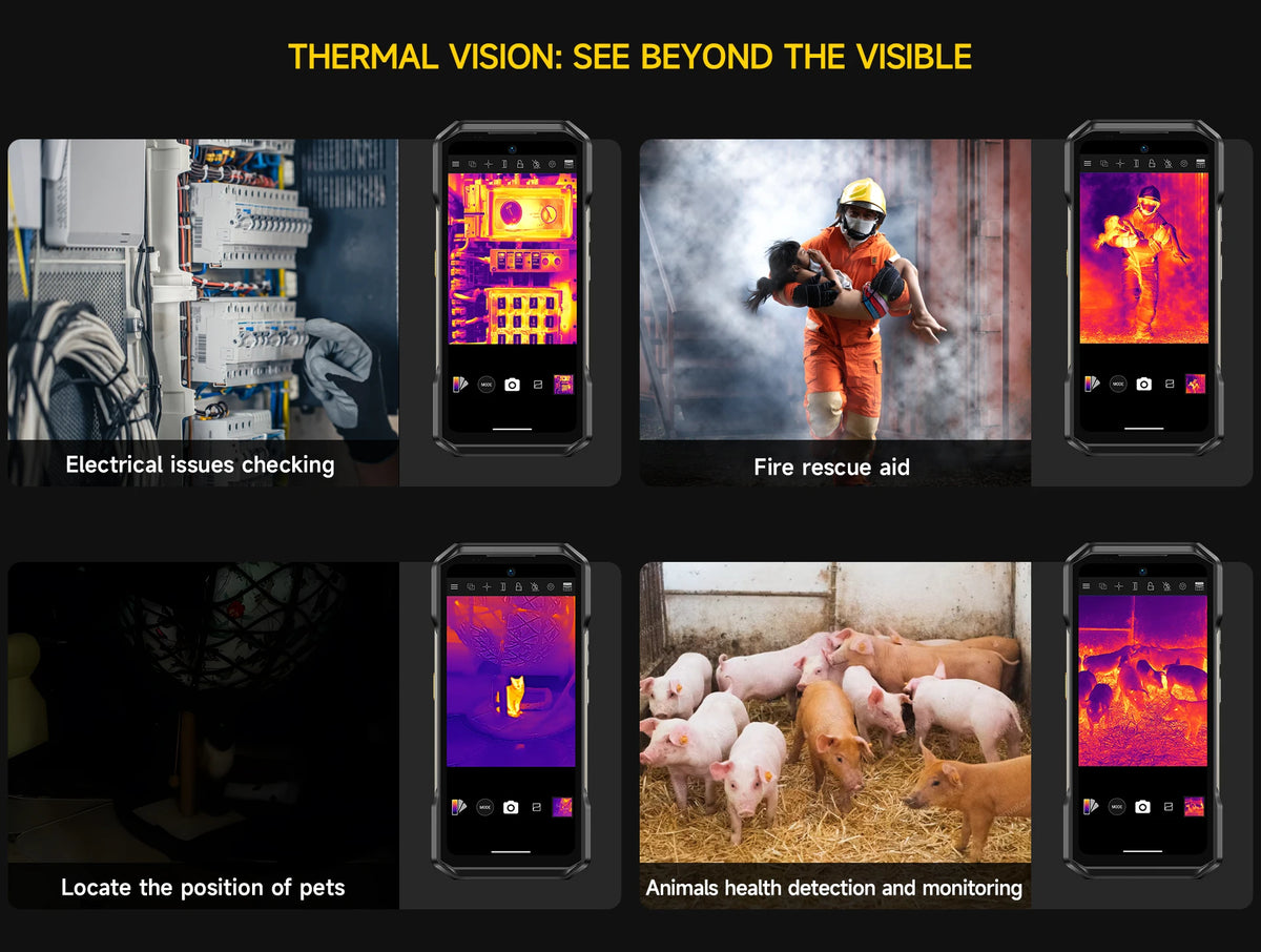 Ulefone Armor 27T 4G 10600mAh Rugged Phone Android 15 Smartphone 24GB +256GB  6.78"FHD+ 120Hz 64MP Night Vision Camera NFC