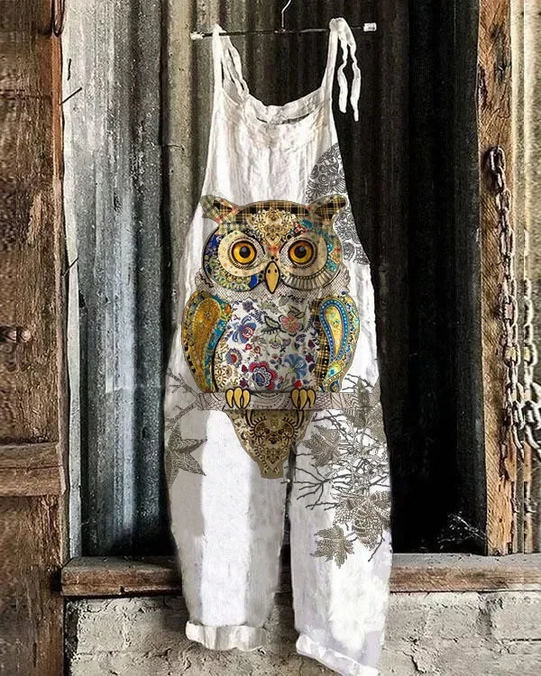 Women Jumpsuits Overalls Sleeveless Slash Neck Print Floral Wide Leg Pants High Street Autumn 2026 Casual Loose Backless