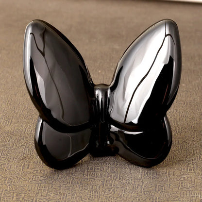 Crystal Papillon Butterfly Wings Fluttering Glass Lucky Butterfly Ornaments Home Decoration Crafts Accessories Birthday Gift
