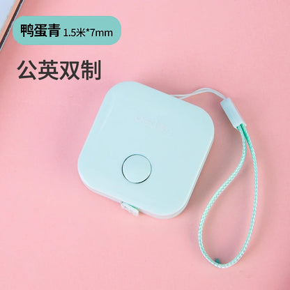 Deli Measuring Tape 1.5M Portable Leather Soft Ruler Double Scale (CM/Inch) линейка for Office School Home Stationery Supplies
