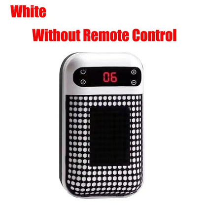 Wall Outlet Heater Plug-in Portable Household Electric Warmer Small Bathroom Heating Fans Home Heater with Remote Control