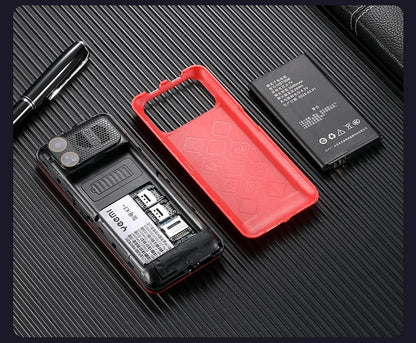 YEEMI K3 4G Feature Keypad Phone 2.6 Inch Dual SlM Big Button Loud Volume for Elderly 2500mAh FM Radio Hebrew Keyboard SOS Video