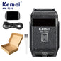 Kemei  Professional IPX7 Waterproof Shaving Machine Men Travel Beard Trimmer Electric Shaver Barber Rechargeable Razor KM-T229